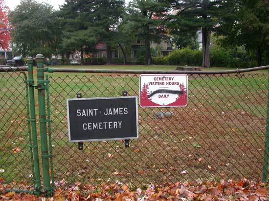 St. James Cemetery, Bridgeport CT